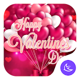 Red Rose Valentines Day Theme - APUS Launcher icon