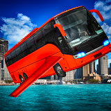 Futuristic Flying Bus Shooting icon
