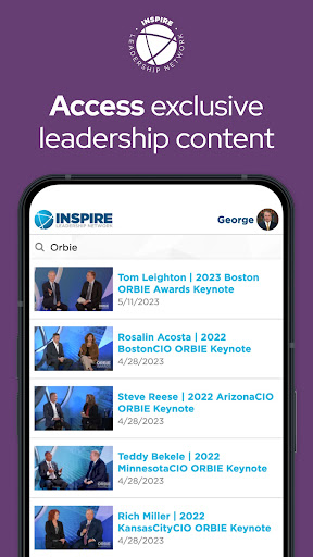 Inspire Connect Screen 2