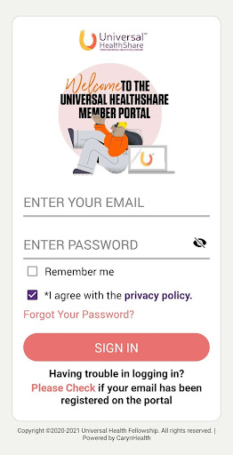 Android application UHF Member screenshort