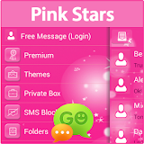 GO SMS Pink Stars icon