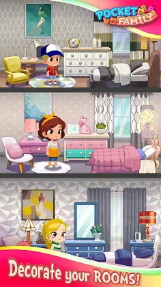 Pocket Family Dreams: My Home - Screenshot 2