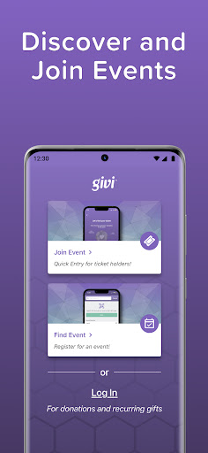 Givi - Mobile Giving Screen 3