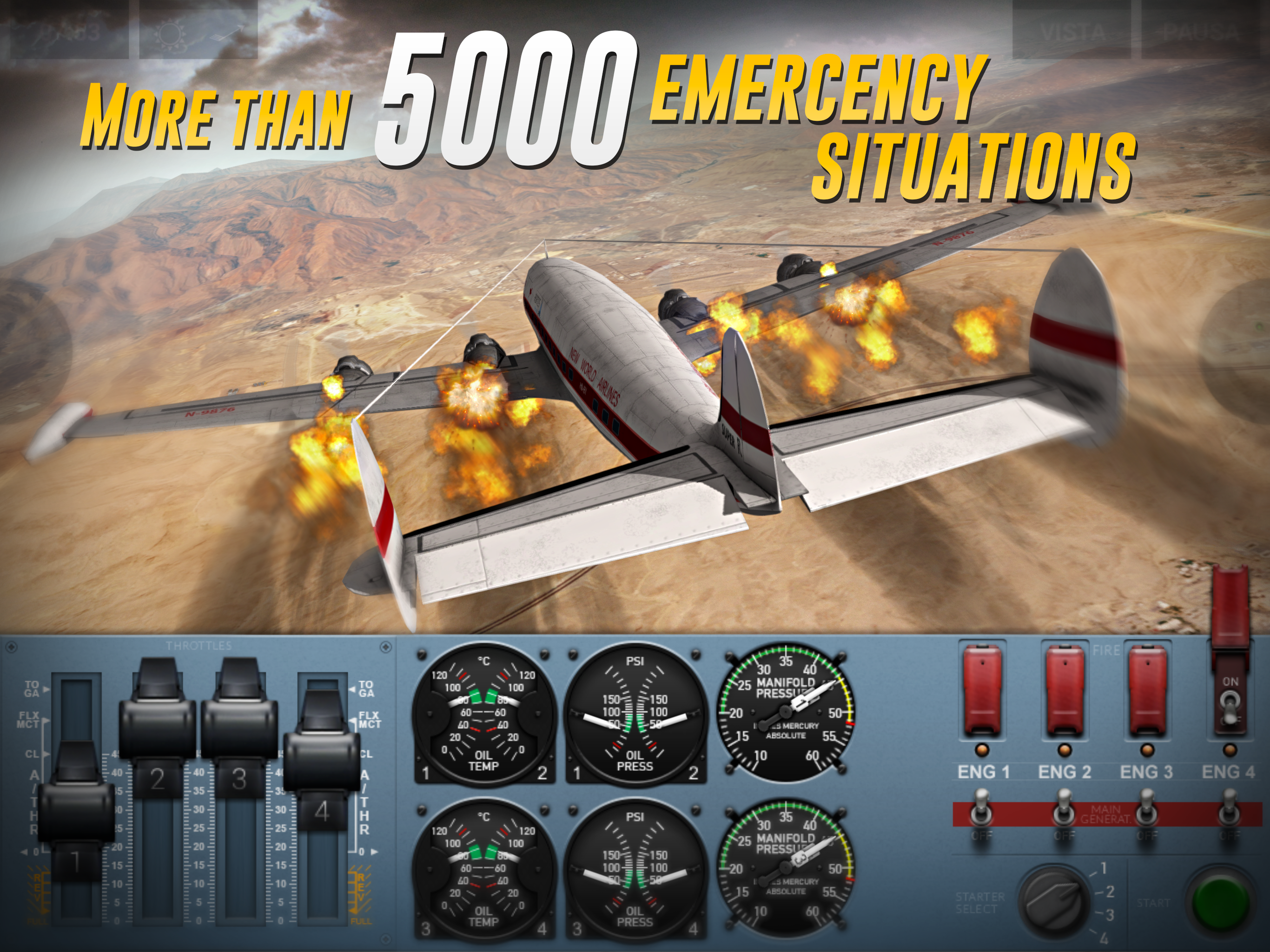 Android application Extreme Landings Pro screenshort