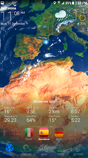 TIEMPO CLIMA pronóstico diario Screenshot