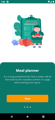 Android application MyHealthk screenshort