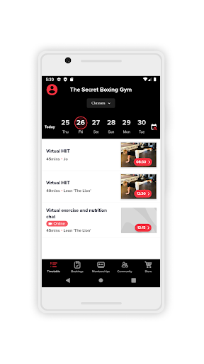 The Secret Boxing Gym Screen 3