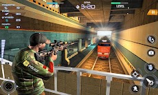 FPS Commando Train Gun Shooterのおすすめ画像1