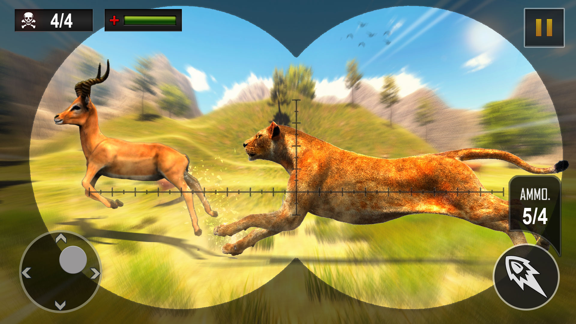 Android application Deer Hunting Animal Attack screenshort