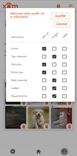 Xam la red social de tu mascot Screen 2