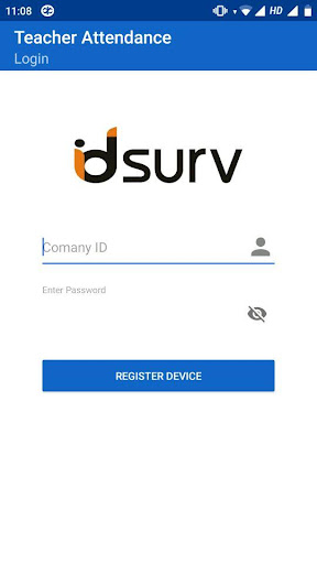 Android application id2 Teacher Attendance screenshort
