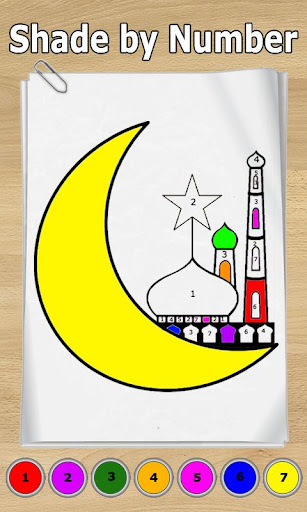 Islamic Tap Color by number Screen 2