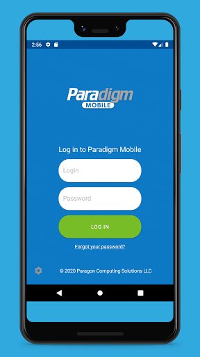 Android application Paradigm screenshort
