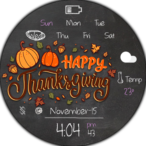 BFF30- Thanksgiving day Autumn logo