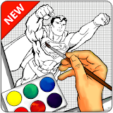Learn to draw Superhero HD icon