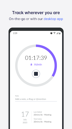 Timeular: Time Tracking Screen 2