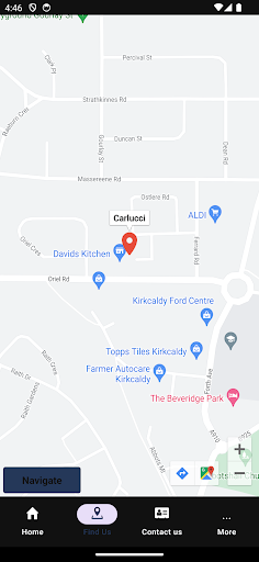 Carlucci Takeaway Kirkcaldy  Screen 2