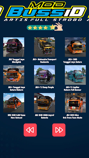 Mod Bussid Artis Full Strobo Screen 3
