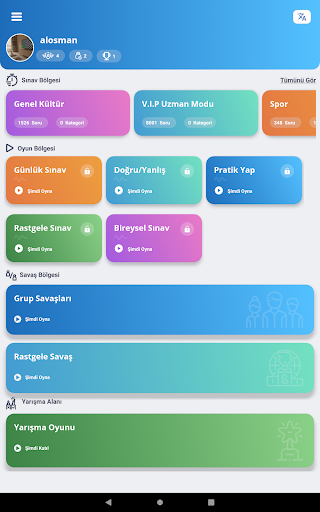 Online Bilgi Yarışması Screen 2