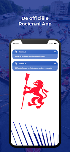 Android application Roeien.nl screenshort
