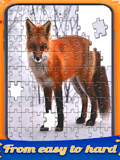 Fox jigsaw match puzzle - Screenshot 1