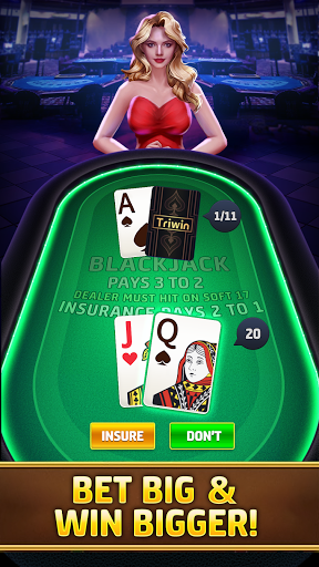 Blackjack 21: Free online poker game & video poker 1.6 screenshots 2