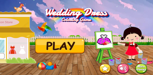 Wedding Dress Coloring Games