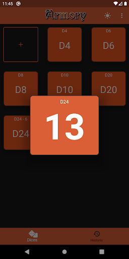 Android application Armory RPG screenshort