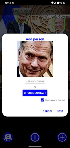 Android application Who'sThat screenshort