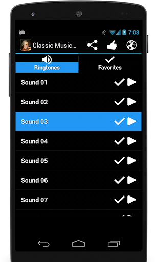 Classic Music Ringtones Screen 2
