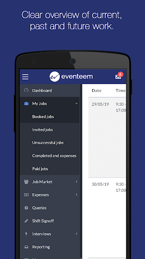 Eventeem Staffing Screen 2