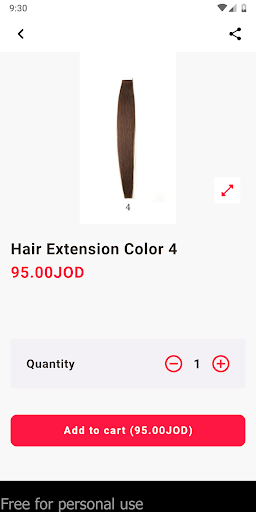 Sana hair Extention Screen 2