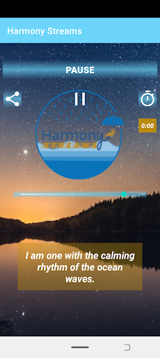 Android application Harmony Streams screenshort