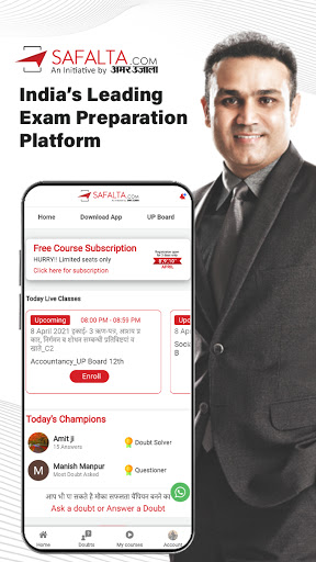Android application Safalta: Learning & Exam prep screenshort