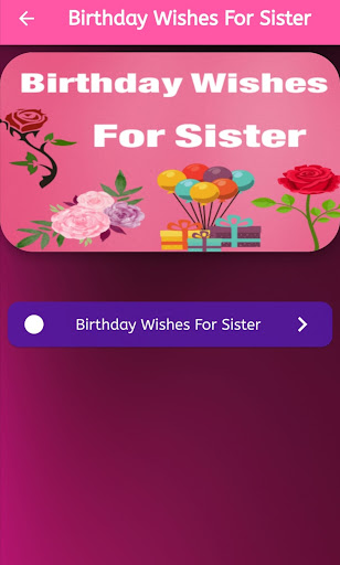 Birthday Wishes For Sister Screen 2