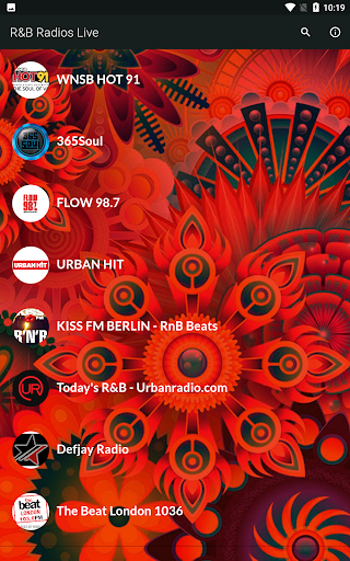 Android application R&B Radios Live screenshort