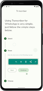 Transcriber for WhatsApp Capture d'écran