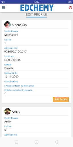 Samved School - Edchemy Screen 2
