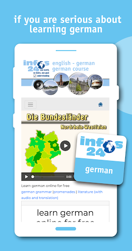 Android application german course screenshort