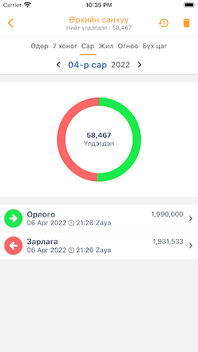 MyFin - Орлого Зарлага Screen 2