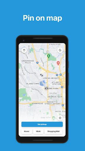 Android application Eryve Ryder screenshort