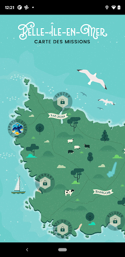 Android application VAGABONDEZ - Belle-Île-en-Mer screenshort