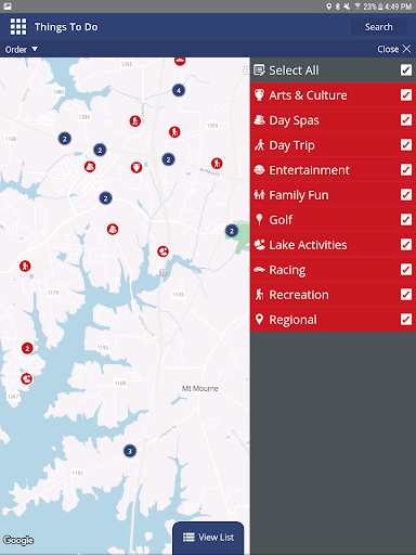 Screenshot of Visit Mooresville NC
