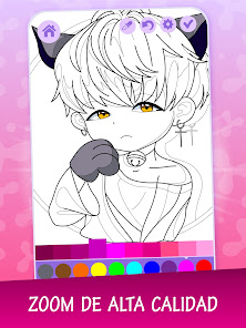 Captura 1 Anime K-POP Idol Chibi Libro p android
