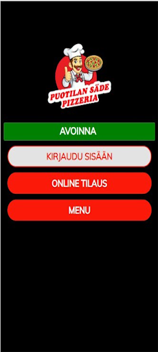 Android application Puotilan Säde Pizza screenshort