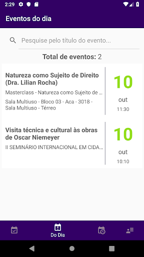 Eventos Screen 3