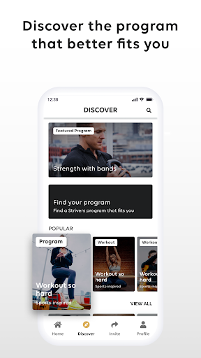 Strivers: Training & Wellness Screen 3