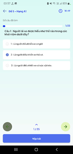 Ôn Thi GPLX 600 Câu Hỏi