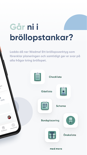 Wedme - Bröllopsplaneraren Screen 2