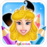 Disney Princesses Coloring Kids Books icon